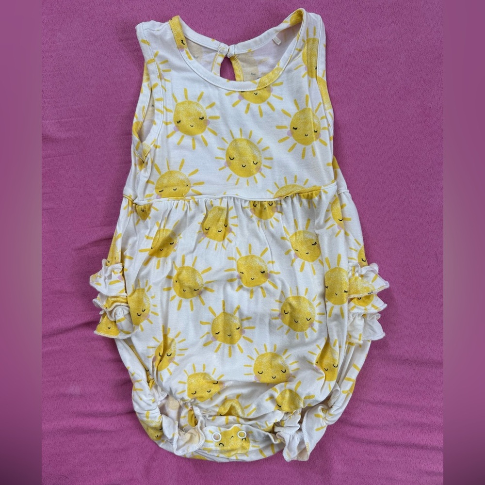 SOLD - Little sleepies bubble romper size 18-24